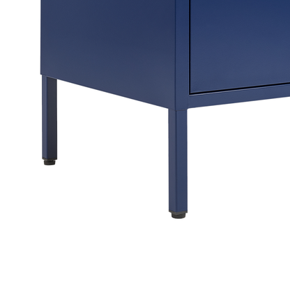 Navy Two Door Sideboard For Home Office