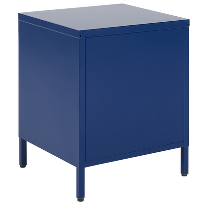 Bedside Table Two-Drawer Nightstand Industrial Storage