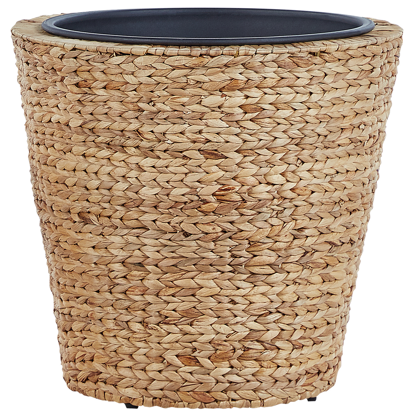 Natural Water Hyacinth Plant Pot Set Of 3 With Synthetic Inserts For Indoor Outdoor Boho Rustic