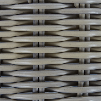 Taupe PE Rattan Plant Baskets Set of 3 With Lining