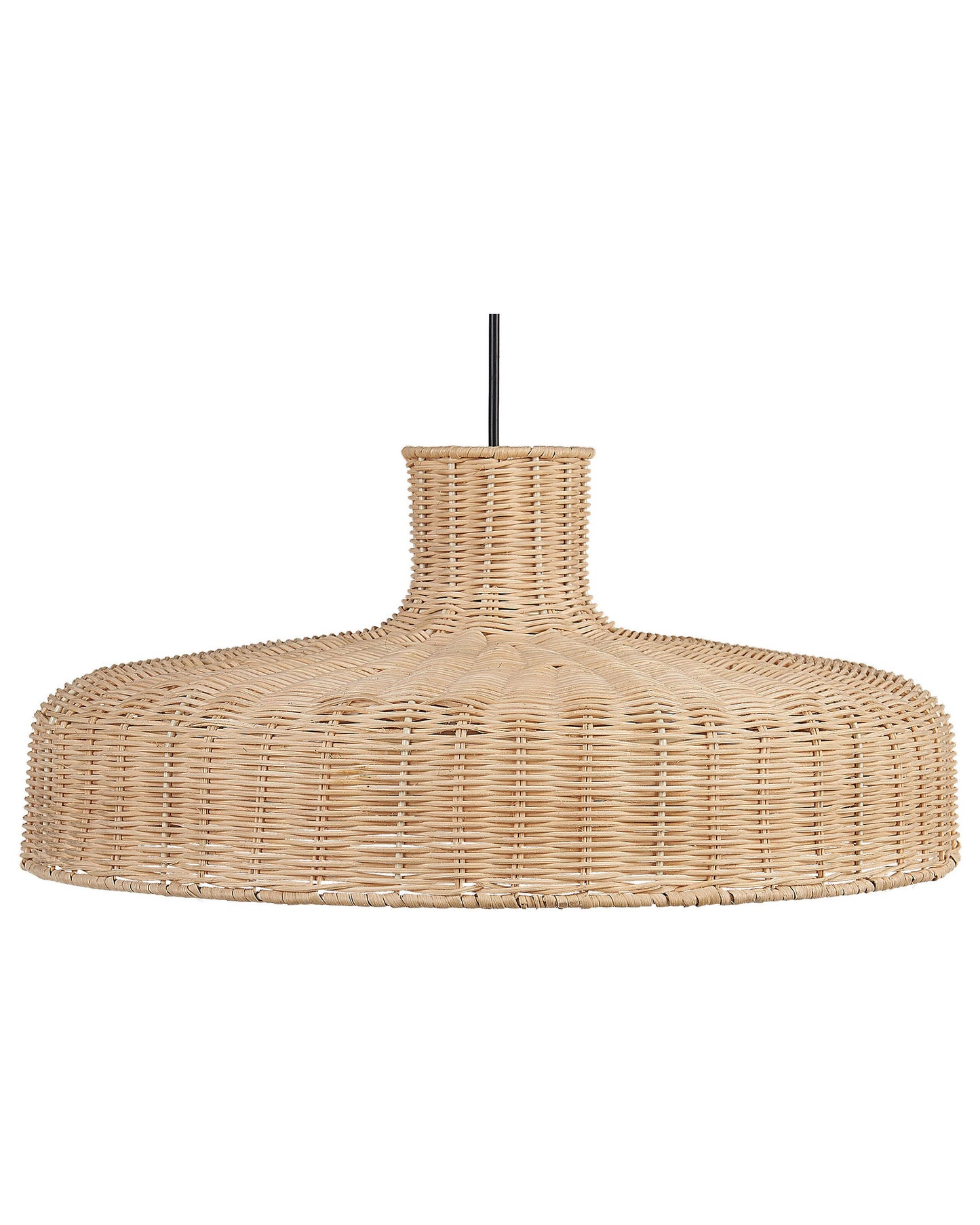 Lighting Pendant Lamp Rattan Natural Hand Woven Wicker Shade Ceiling Light Boho Style