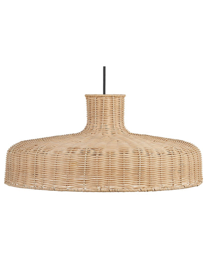 Lighting Pendant Lamp Rattan Natural Hand Woven Wicker Shade Ceiling Light Boho Style