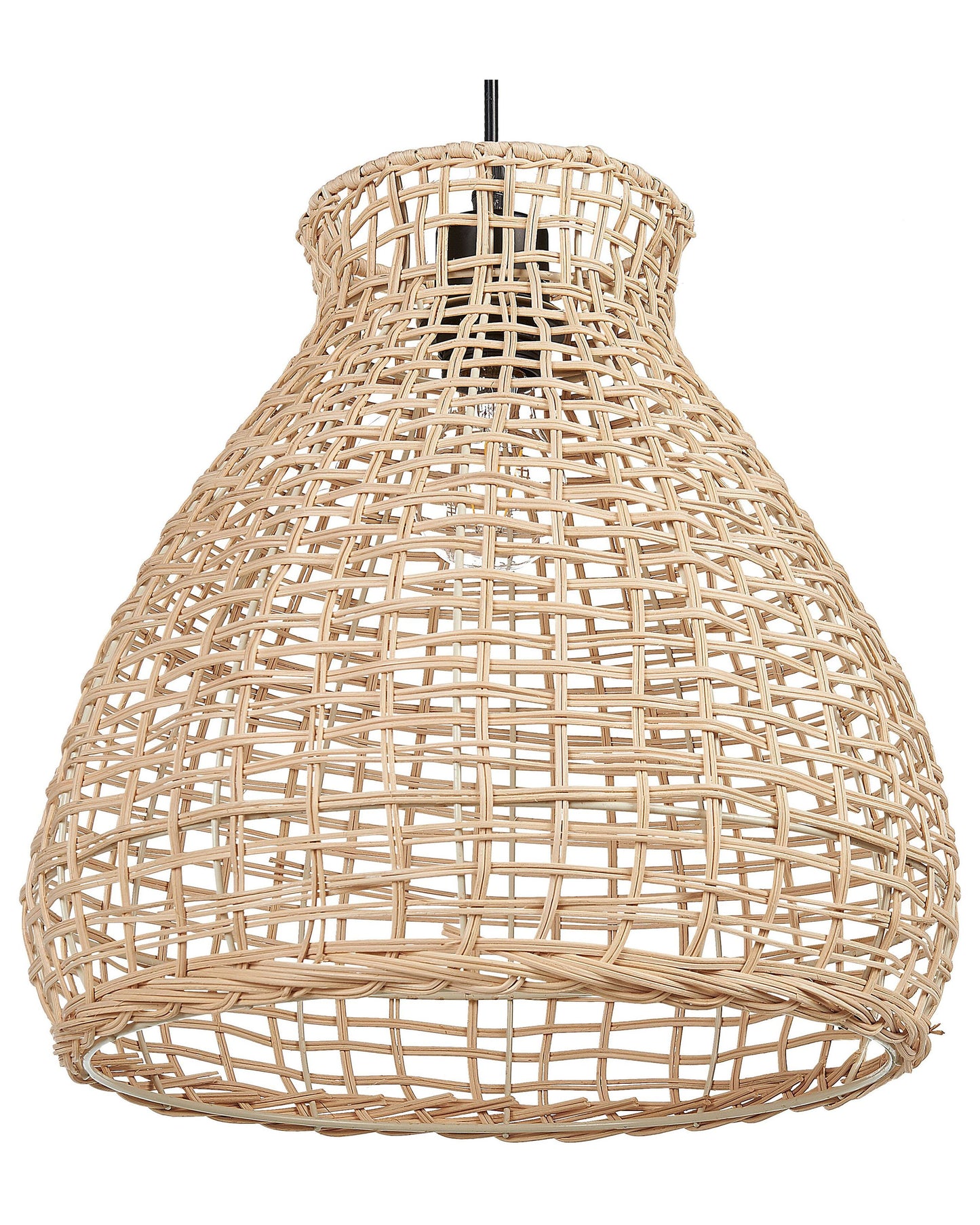 Rattan Pendant Lamp Natural Handwoven Wicker Shade