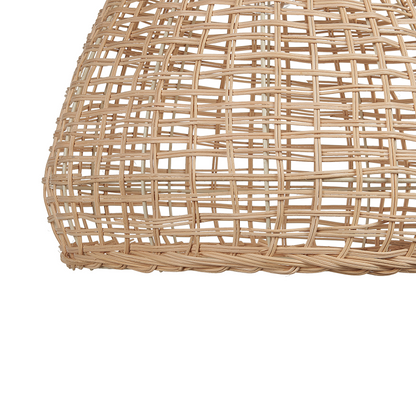 Rattan Pendant Lamp Natural Handwoven Wicker Shade