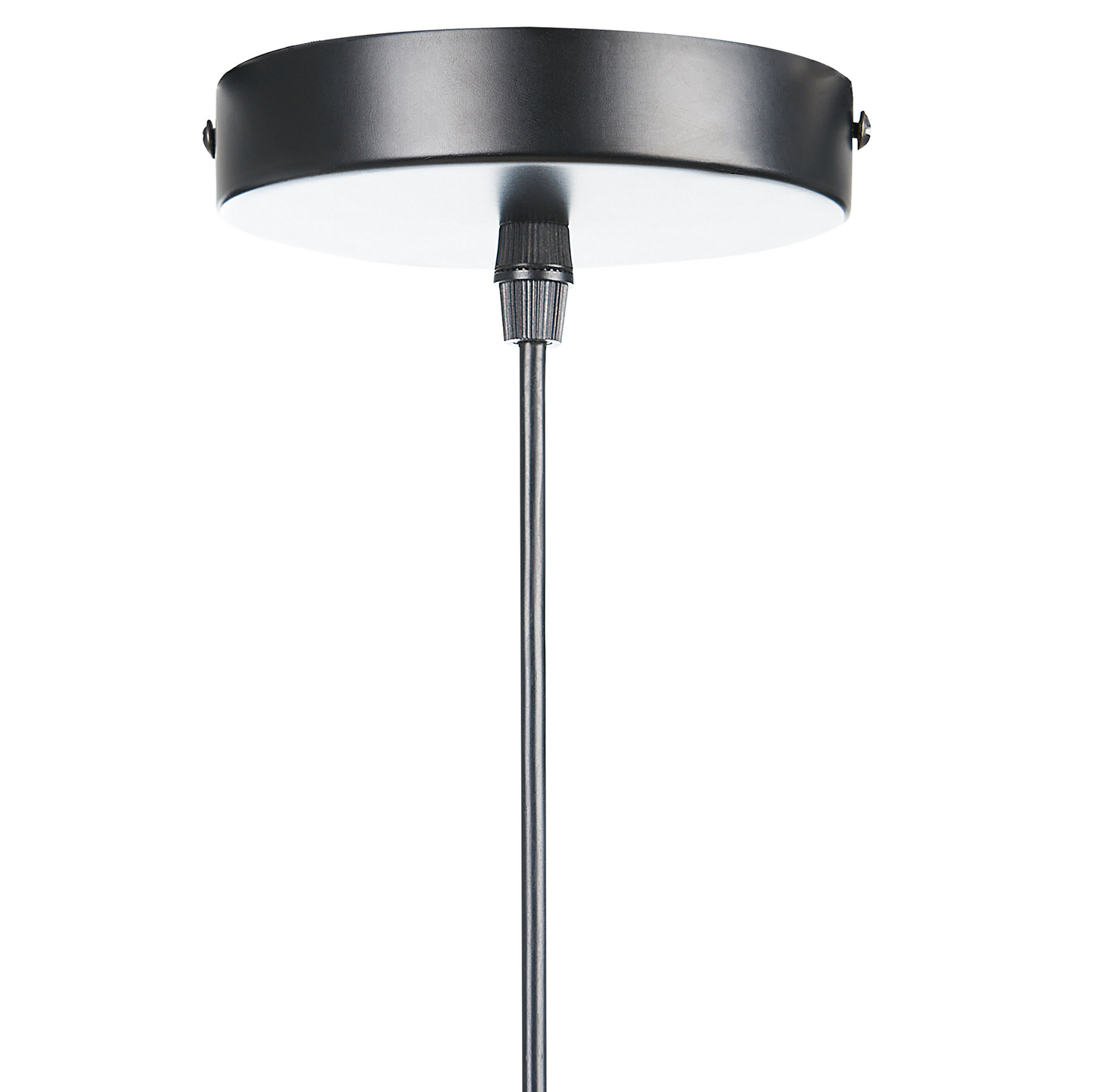 Luma Black Natural Paper Cord Pendant Lamp With Adjustable Cord