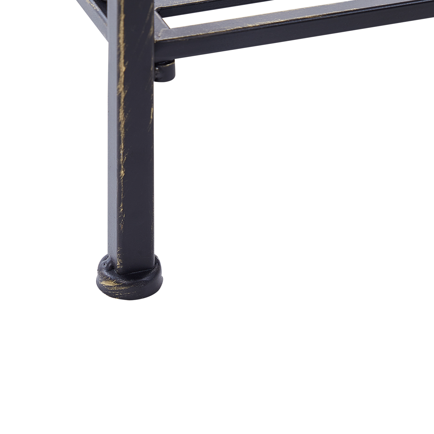 Everstone Black Metal 4 Tier Free Standing Bathroom Shelves Vintage