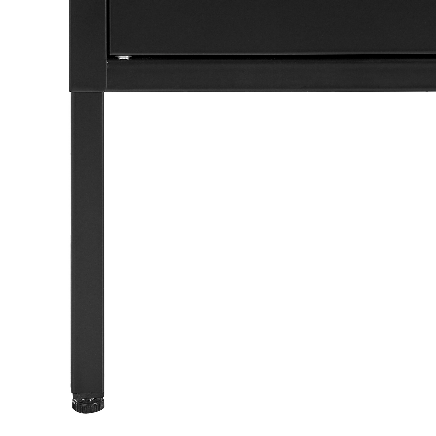 Black Steel Mesh Door Sideboard 2 Door TV Stand