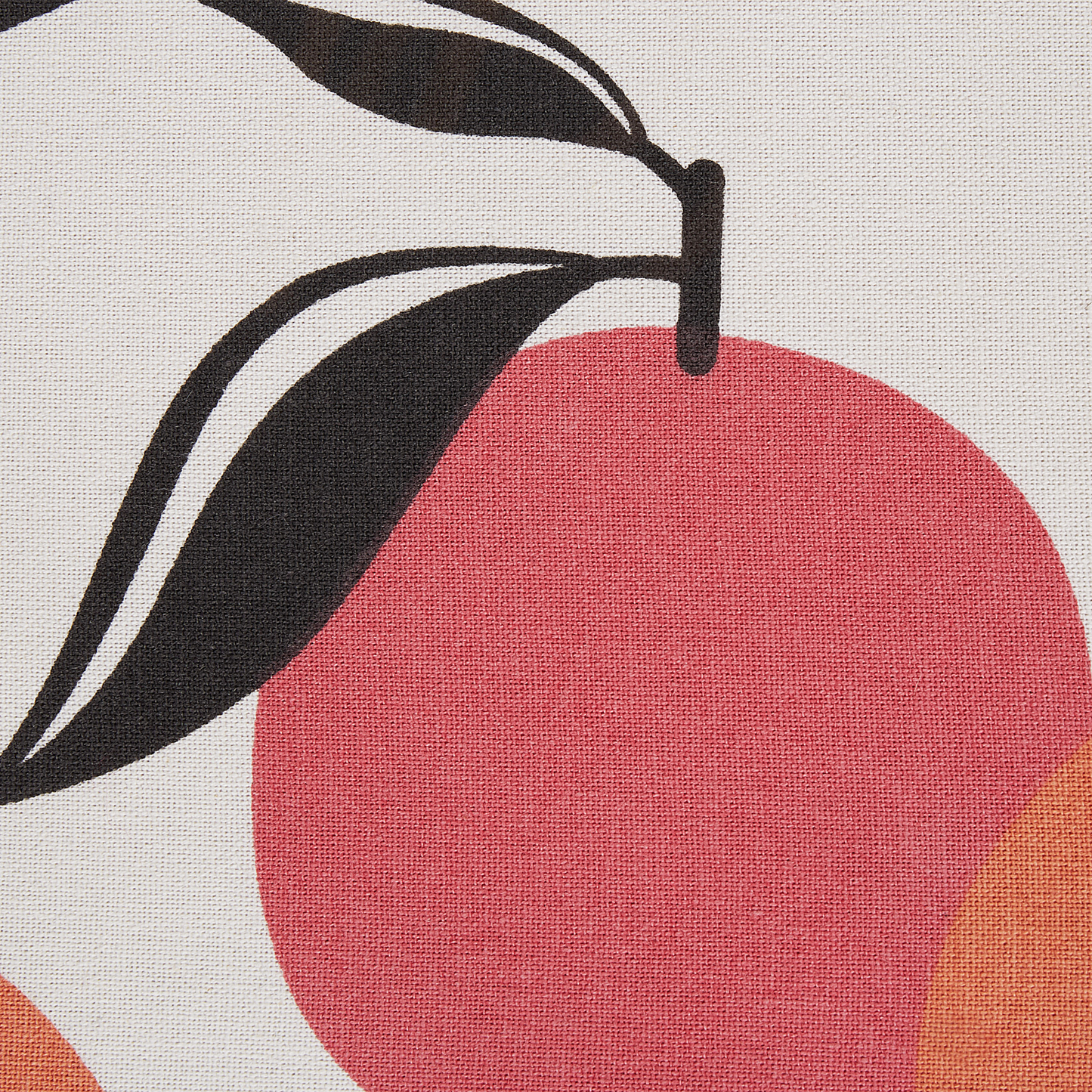 Floor Cushion Multicolour Cotton 50 x 50cm Fruits Pattern