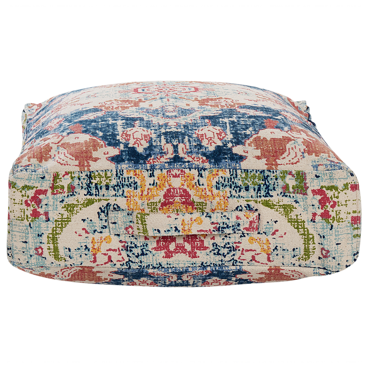 Floor Cushion Multicolour Cotton 50 x 50cm Abstract Pattern