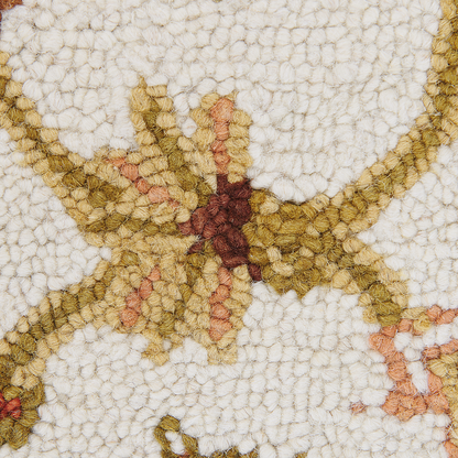Area Rug 160 x 230cm Wool Beige Brown Hand Tufted Oriental