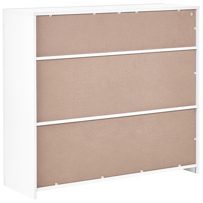 CasaNova White 2 Door Sideboard With LED Lighting And 4 Shelves