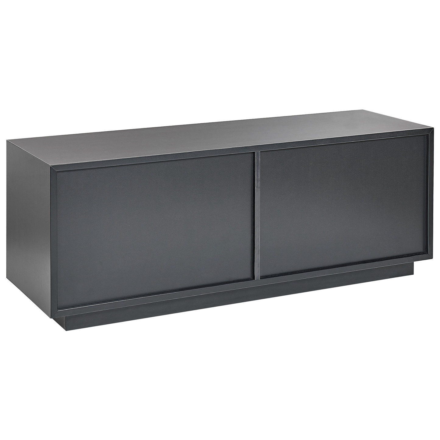 NovaLiving 4 Door Sideboard Black MDF With Gold Handles
