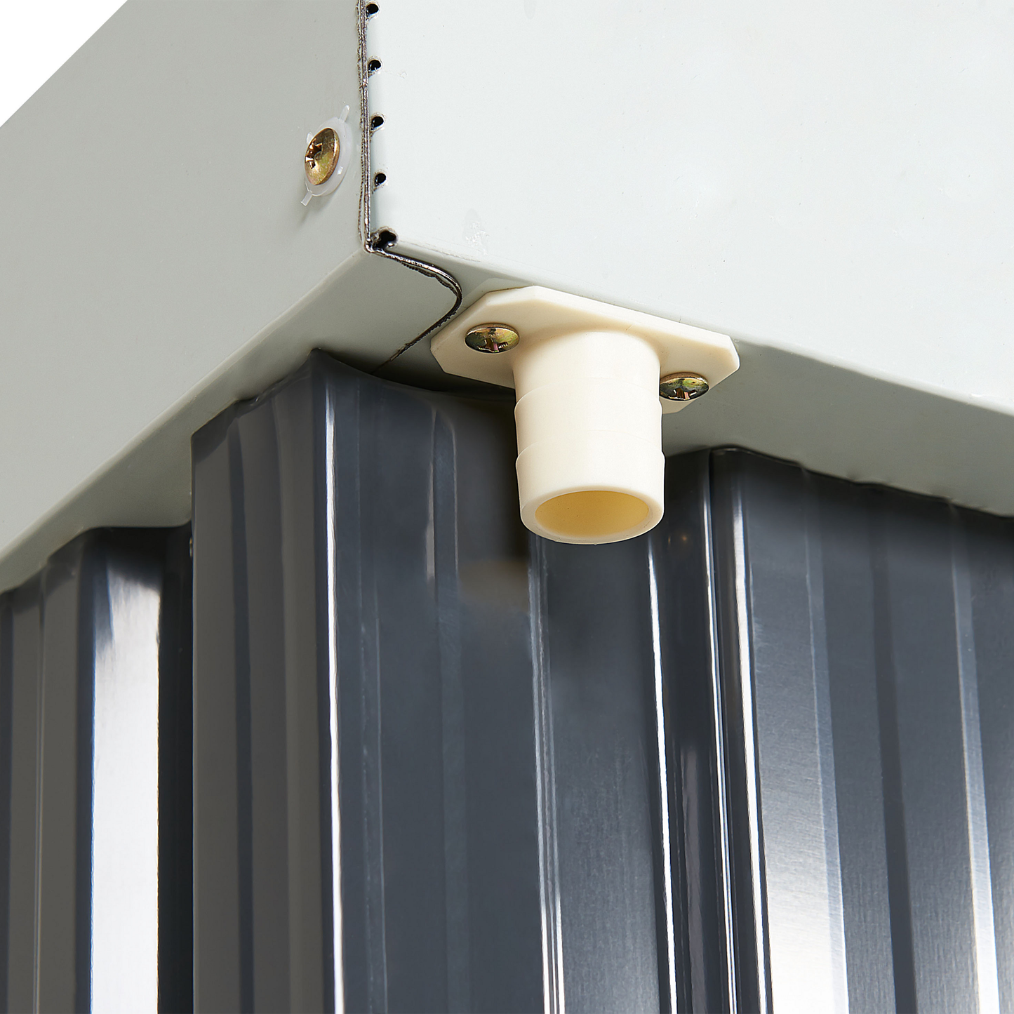 Galvanized Steel Outdoor Shed Waterproof Grey