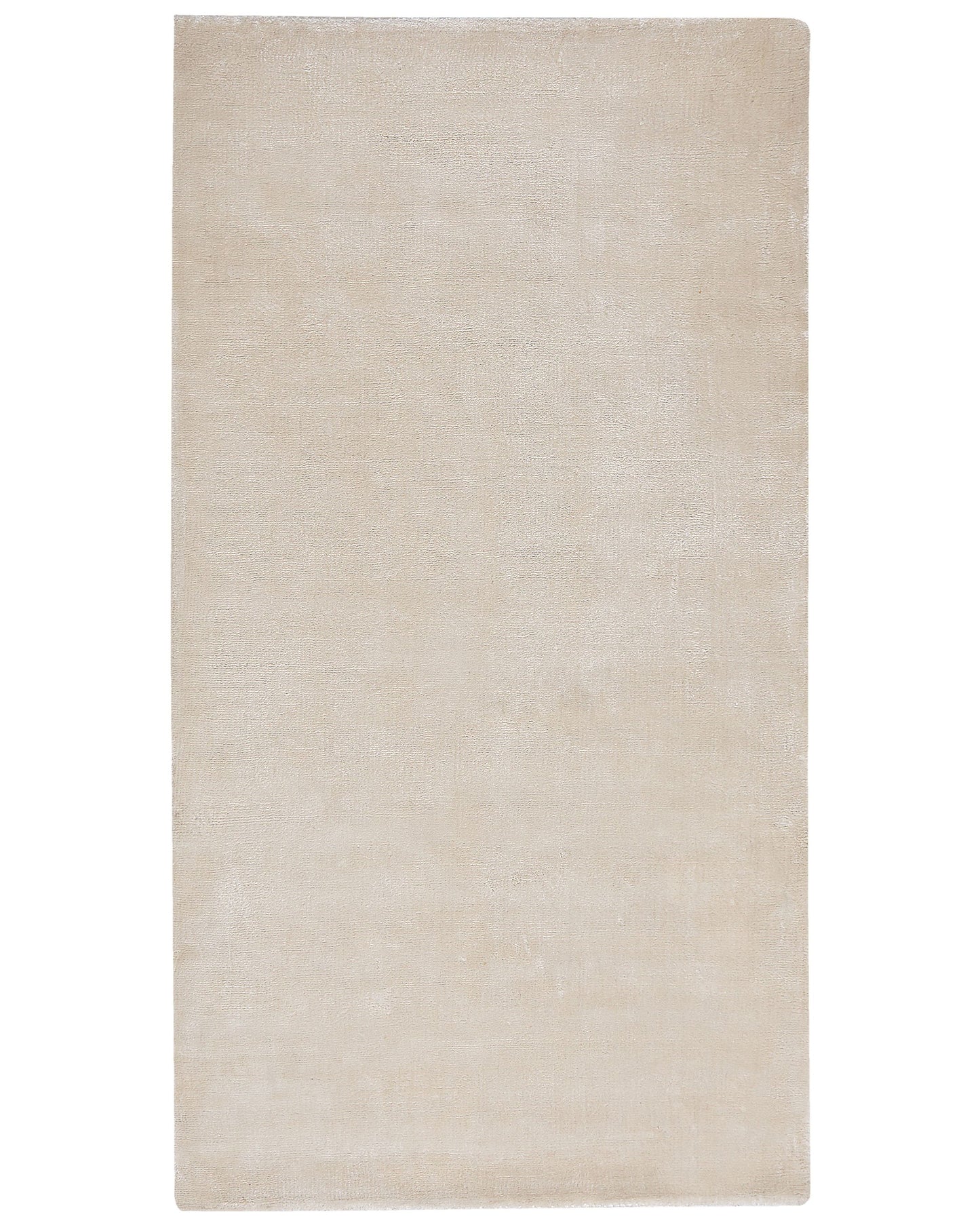 Loom & Lane Light Beige Viscose Area Rug 80 x 150cm Tufted