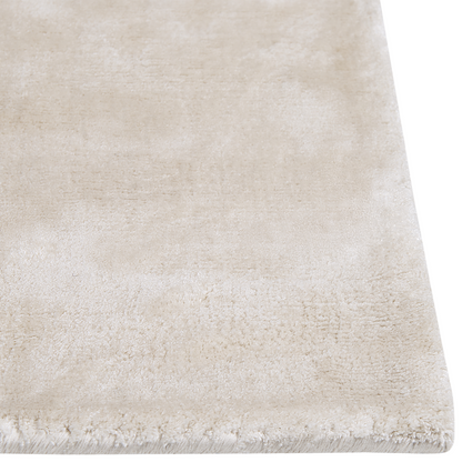 Loom & Lane Light Beige Viscose Area Rug 80 x 150cm Tufted