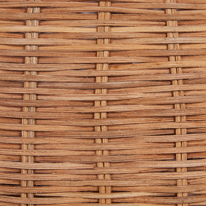 Pear Shaped Wicker Basket Natural Toy Hamper For Kids