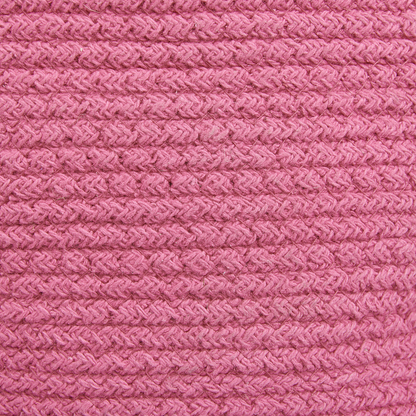 Pink Braided Storage Baskets Set of 2