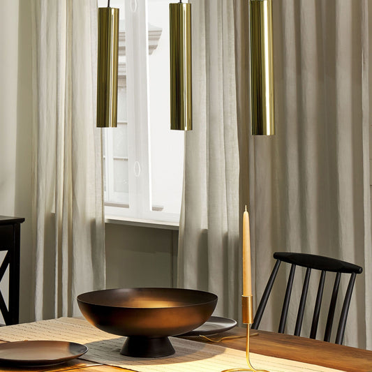 Brass Lighting Hanging Lamp 100cm 3 Light Modern Pendant