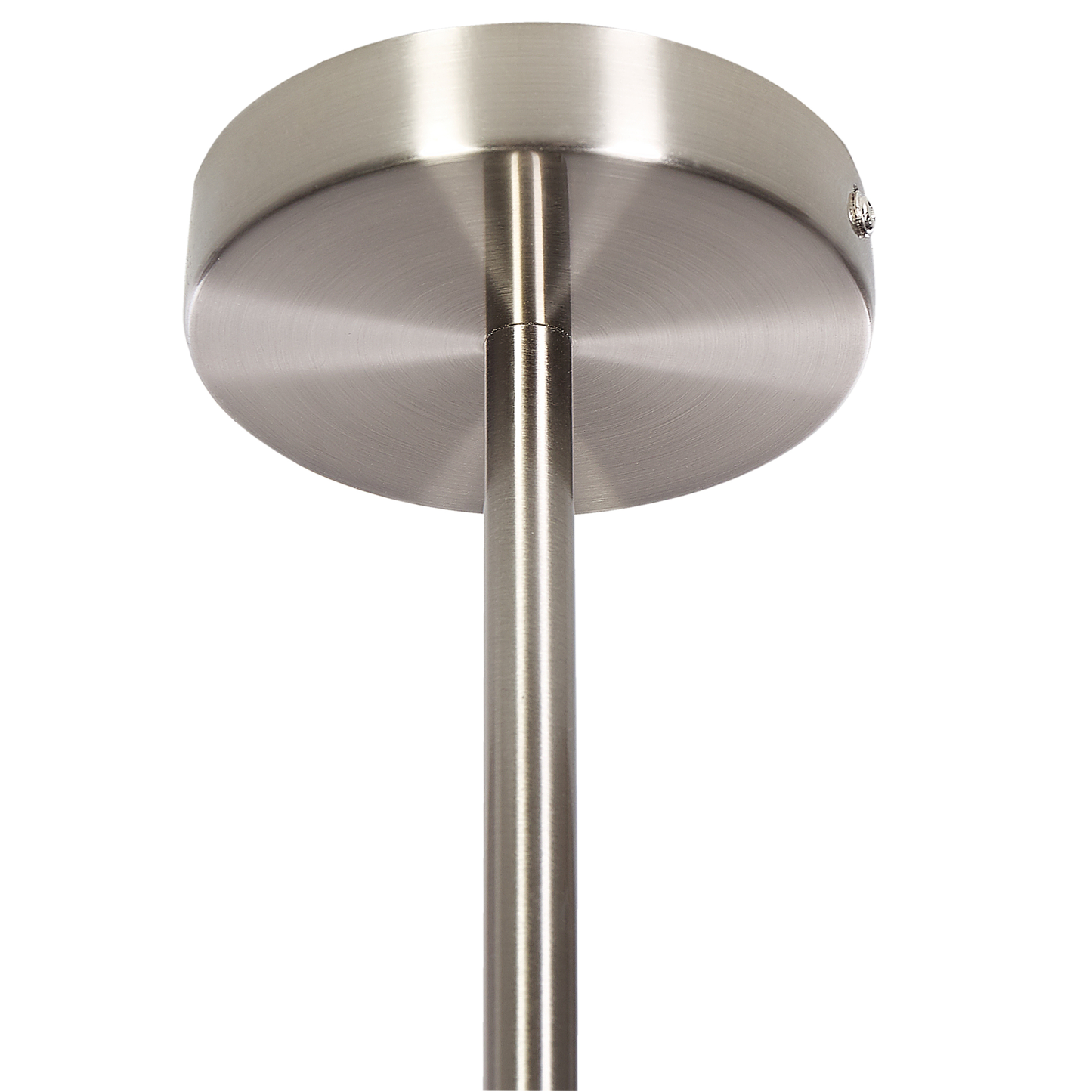 Glamora Pendant Lamp 10-Light Silver Glass Modern Ceiling Light
