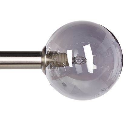 Glamora Pendant Lamp 10-Light Silver Glass Modern Ceiling Light