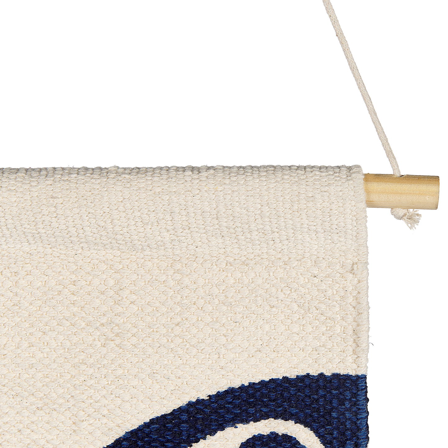 Multicolour Handwoven Cotton Wall Hanging With Tassels
