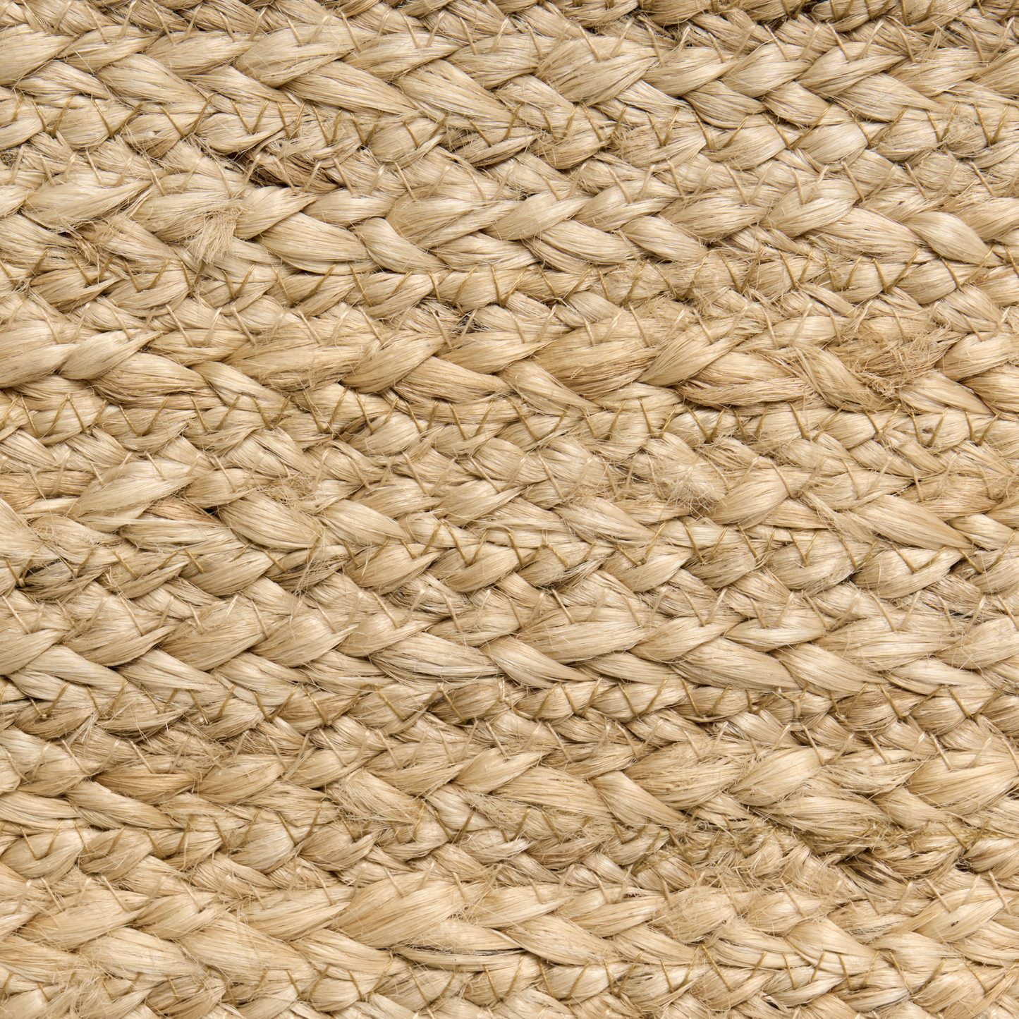 Pouffe Brown Jute EPS Beads With Handles 45 x 45 x 30cm