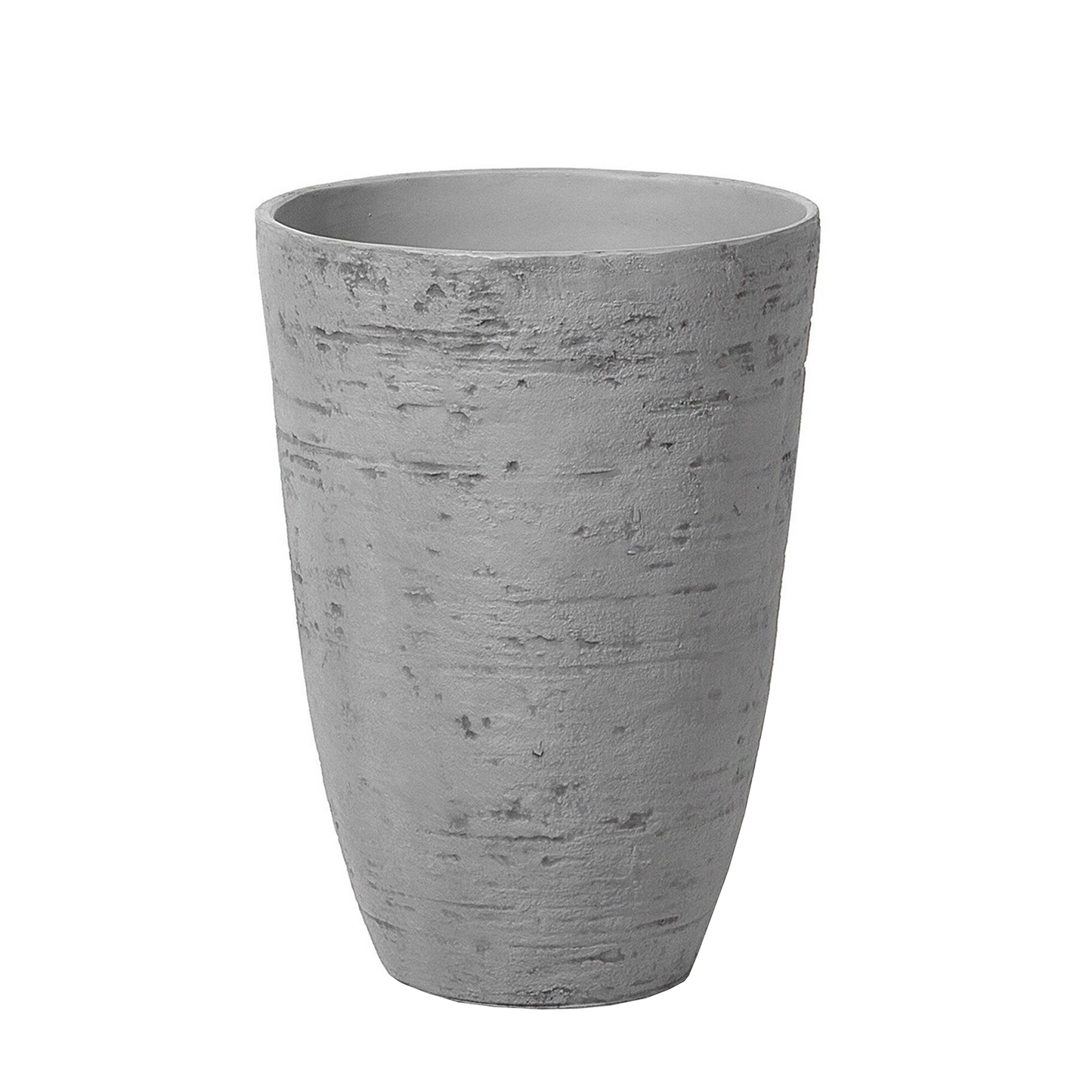 Greystone Plant Pots Grey Stone Fibreglass 35 x 35 x 50cm