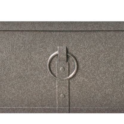 Grey Fibre Clay Planters Set Of 2 Rectangular 60 x 30cm All Weather Indoor Outdoor