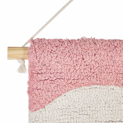 Handwoven Multicolor Wall Hanging 46 x 108cm Tassels