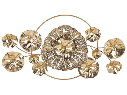 Home Gold Geometric Wall Sculpture Abstract Glam Modern