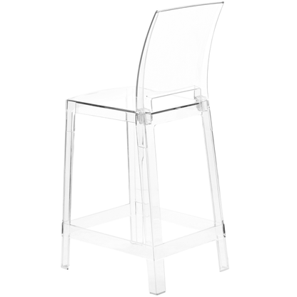 Transparent Bar Stools Set of 2 99cm Tall