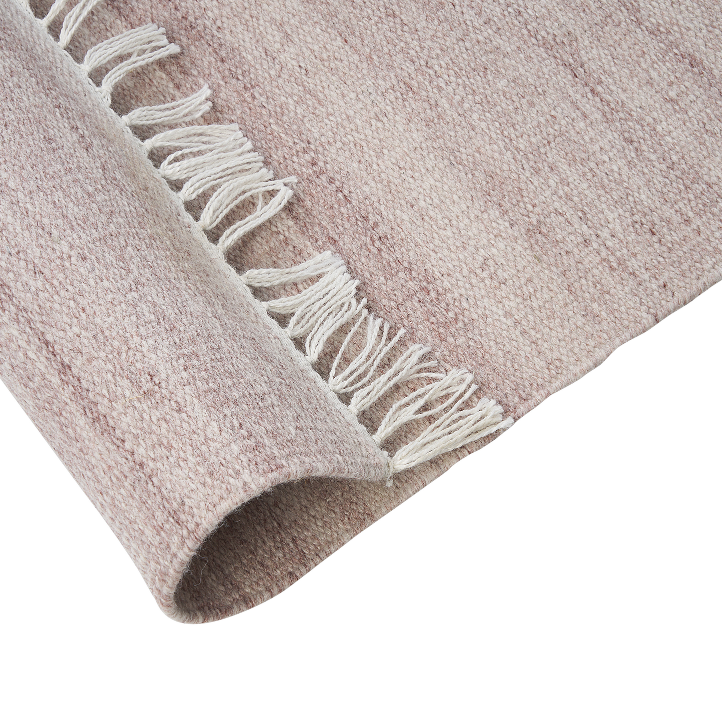 Recycled PET Outdoor Rug Light Red 160 x 230 Fringe