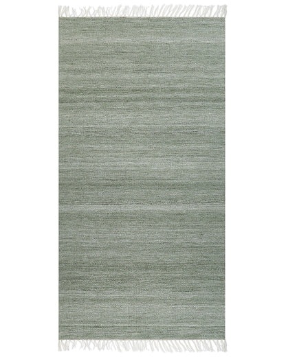 Light Green Recycled PET Area Rug 80 x 150cm Indoor Outdoor
