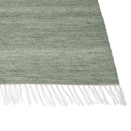 Light Green Recycled PET Area Rug 80 x 150cm Indoor Outdoor