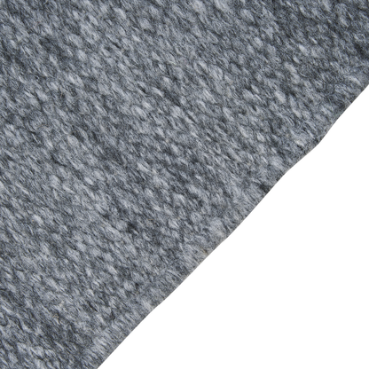 Area Rug Grey Recycled PET 160 X 230cm Indoor Outdoor With Fringe Durable and Easy Clean