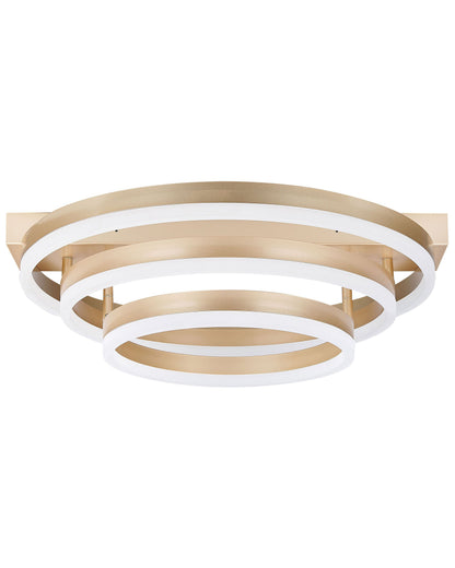 PS Ceiling Lamp Gold Aluminum Integrated LED Lights Round Shape Decorative Modern Glamour Lighting