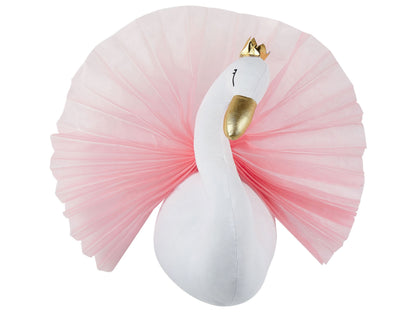 Swan Plush Wall Decor White Swan Head Kids Room