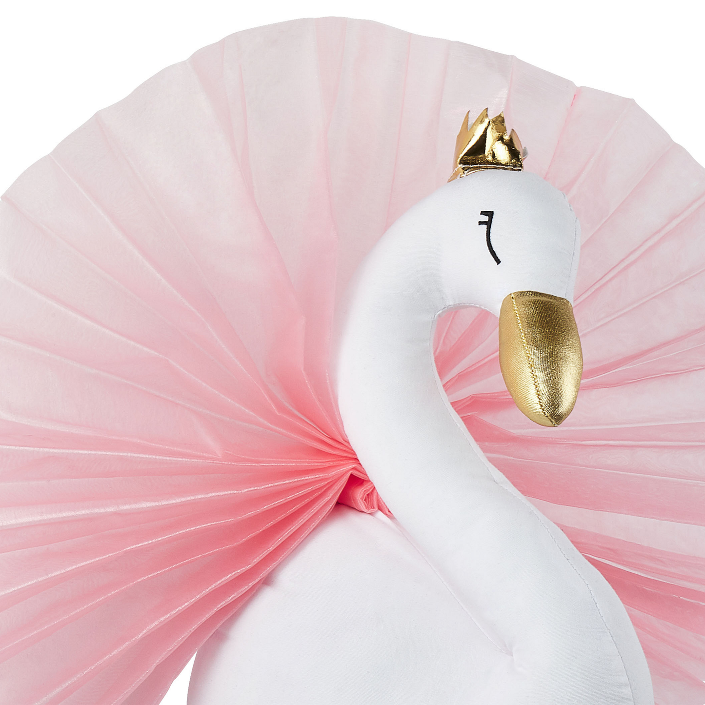 Swan Plush Wall Decor White Swan Head Kids Room
