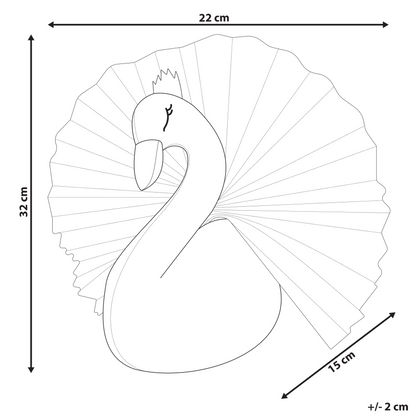 Swan Plush Wall Decor White Swan Head Kids Room