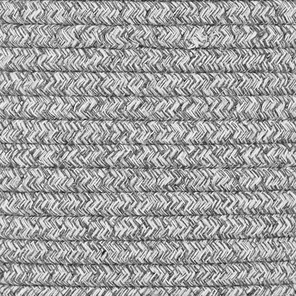 Handmade Grey Cotton Baskets Set Of 2 With Handles