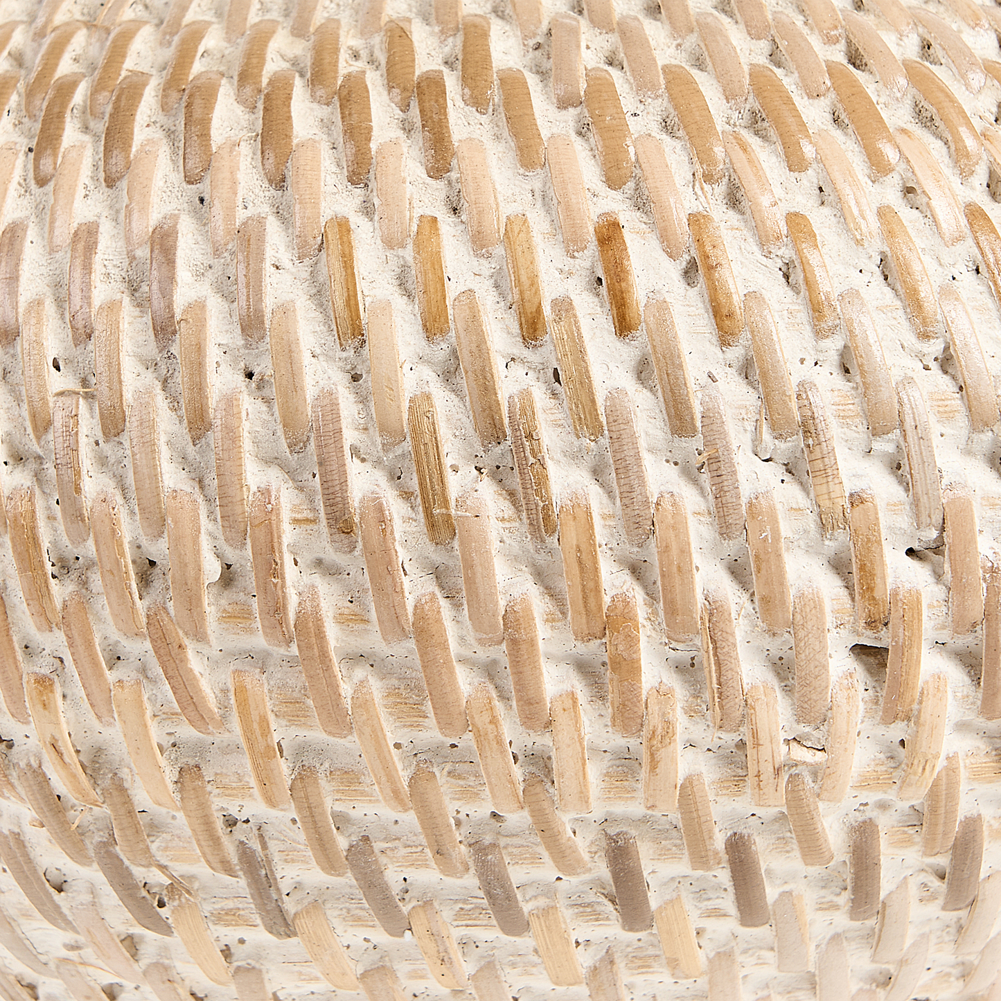 Basket Natural Rattan Painted 25cm Storage With Lid Boho