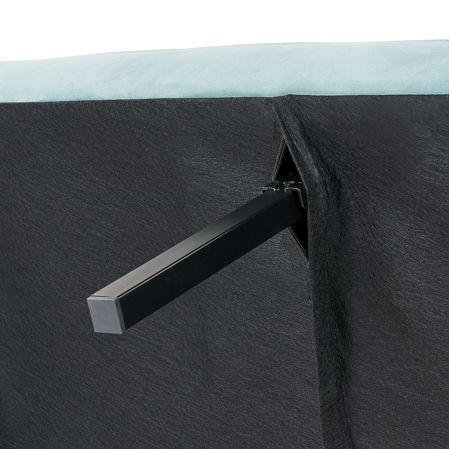 Sofa Bed Light Blue Sleeper Convertible Glam Modern