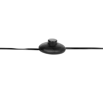 Orange Metal Floor Lamp 154cm Adjustable Cone Shade Switch