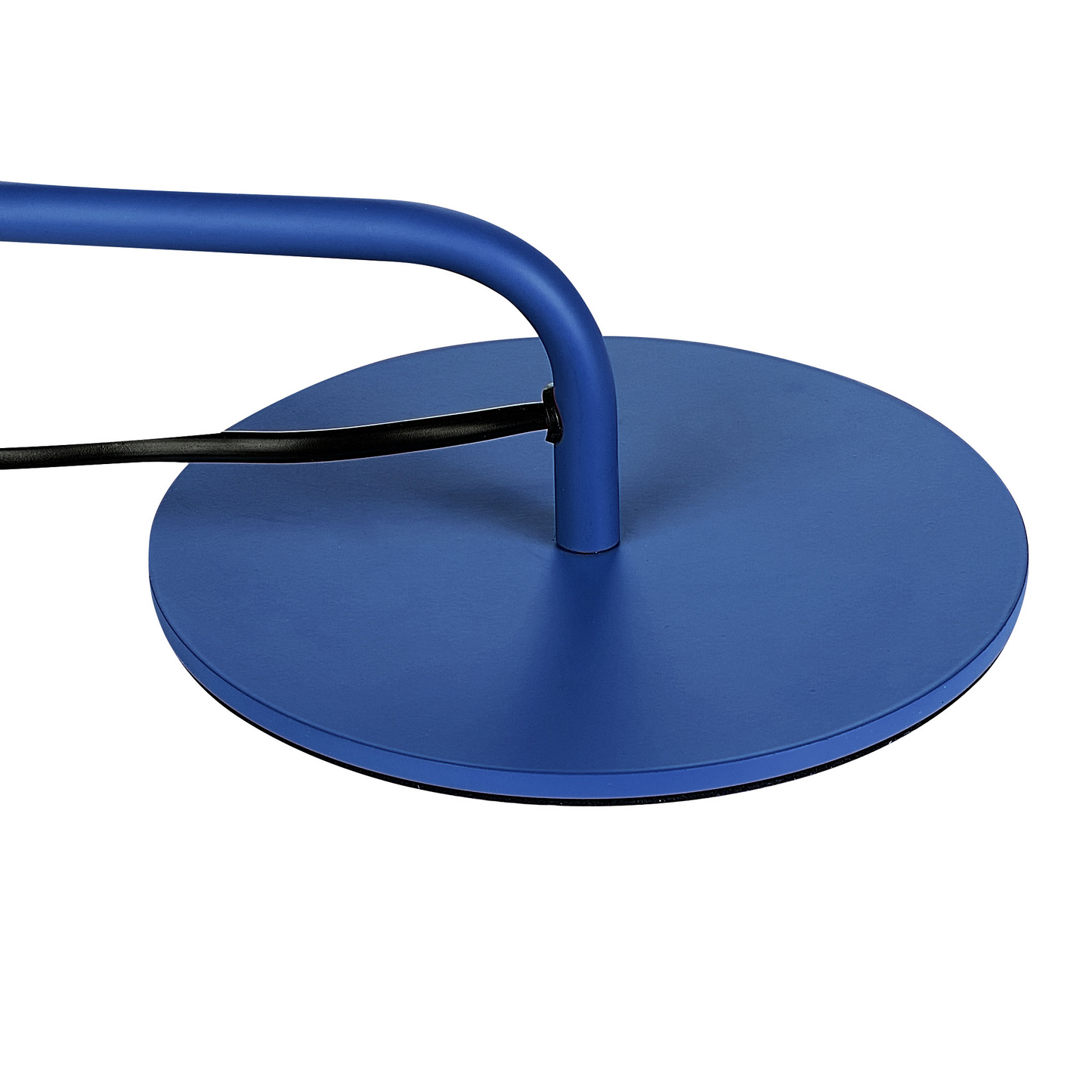 Floor Lamp Blue Metal 154cm Adjustable Cone Shade