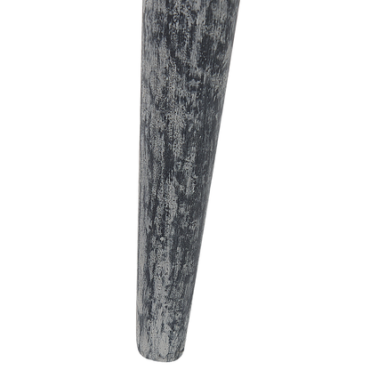 Side Tables Set Of 2 Distressed Grey Mango Wood Vintage
