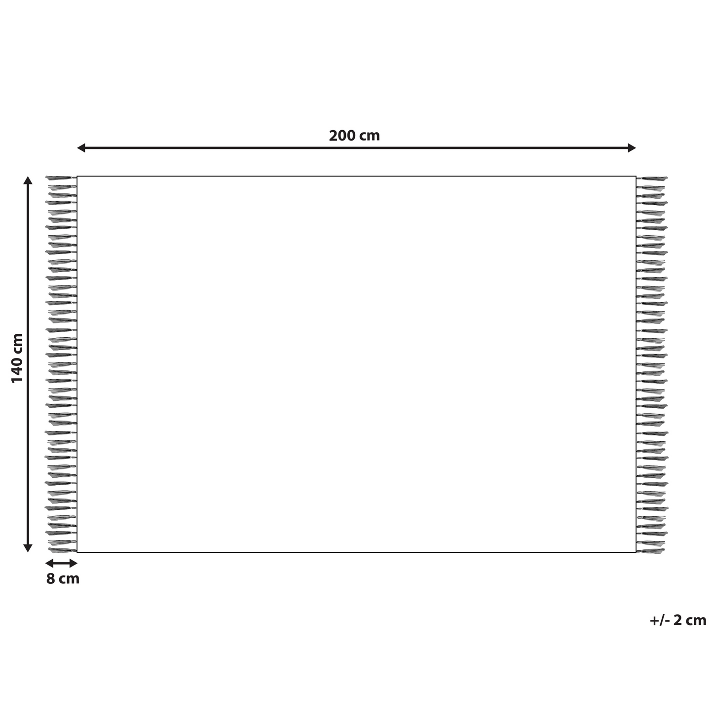 Jute Geometric Area Rug 140 x 200cm Brown Rustic Boho