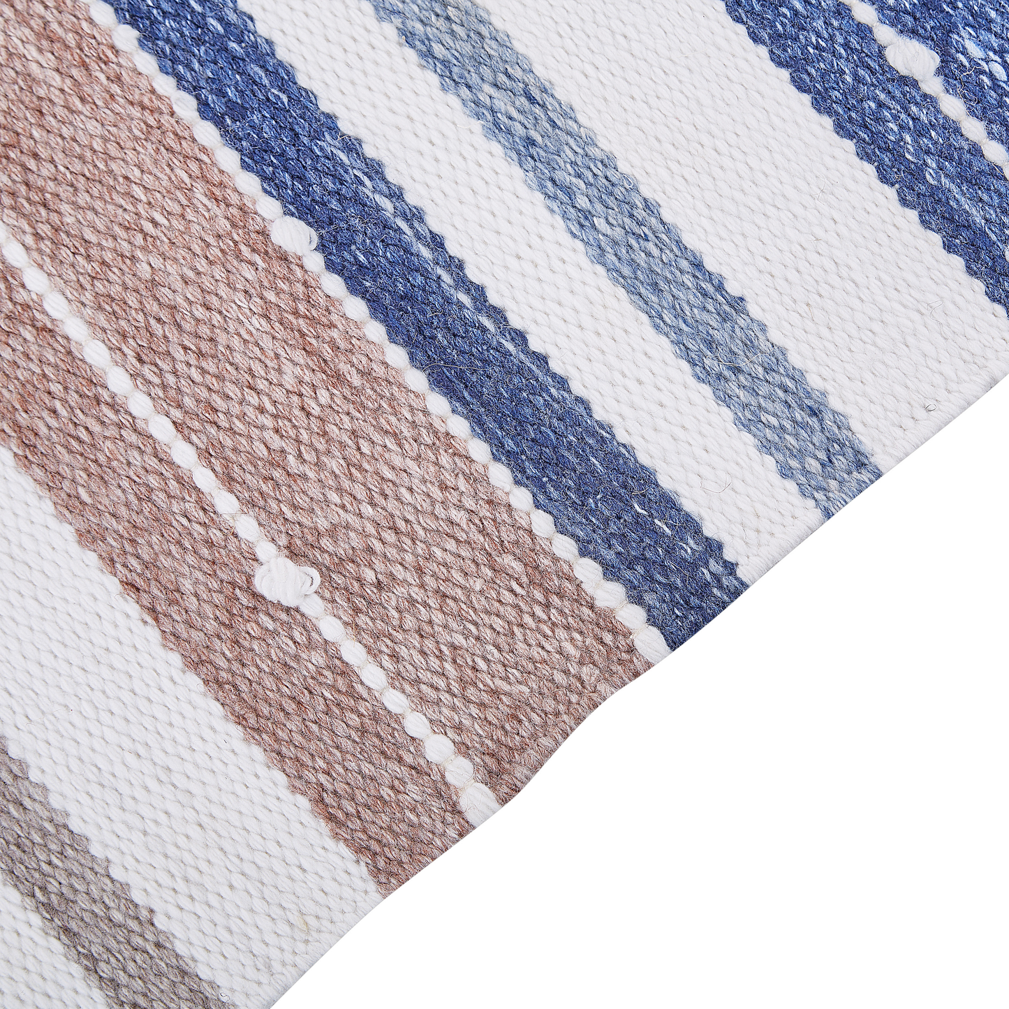 Multicolour Area Rug 80 x 150cm With Decorative Tassels Indoor Outdoor Versatile