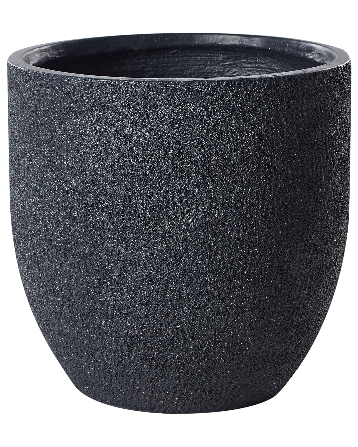Gardenia Dark Grey Fibre Clay Plant Pot Round 46cm Weather Resistant