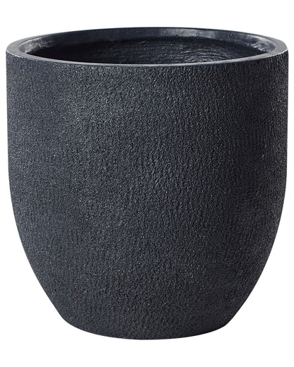 Gardenia Dark Grey Fibre Clay Plant Pot Round 46cm Weather Resistant