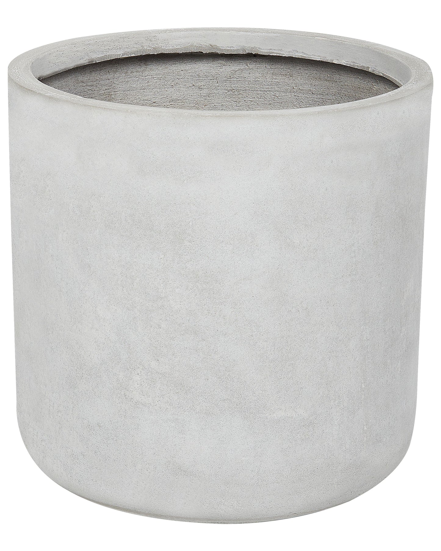 Grey Fibre Clay Round Plant Pot 34 x 34 x 33cm Weatherproof